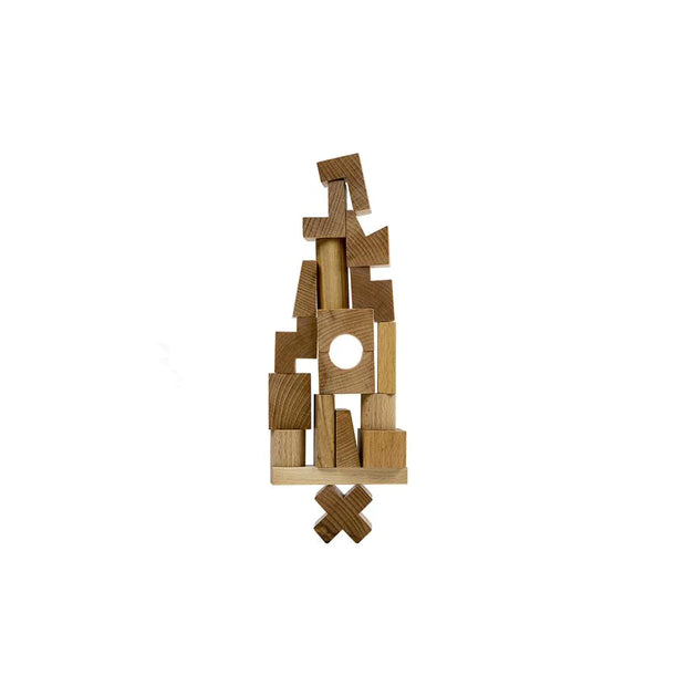Wooden Story - Steckspielzeug Bauklötze Stacking Tower Natural
