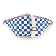 Rose in April - Bauchtasche / Gürteltasche "Check Greek Blue"