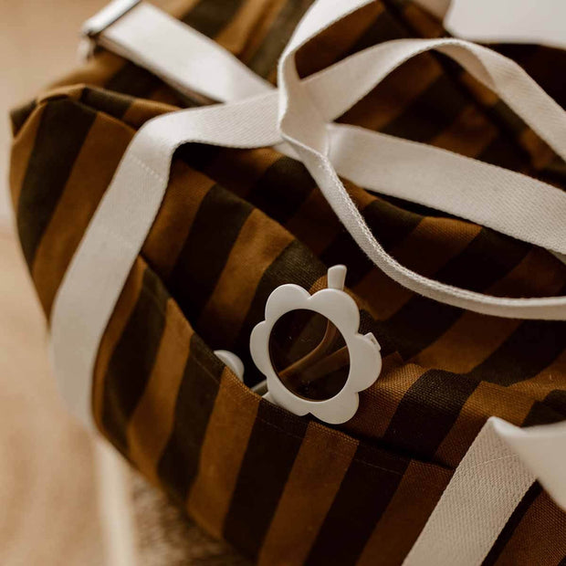 Rose in April - Wickeltasche / Reisetasche / Mom bag "Stripes Cumin"