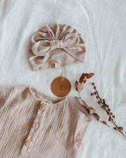 ORGANIC COTTON TURBAN (4 SIZES) - Ivory