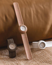 SILICONE WATCH SLAP BRACELET - Blush