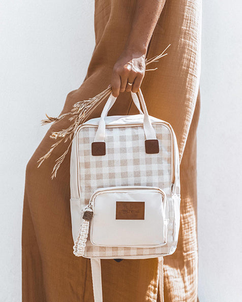 BACKPACK CLASSIC SQUARES - 2 SIZES