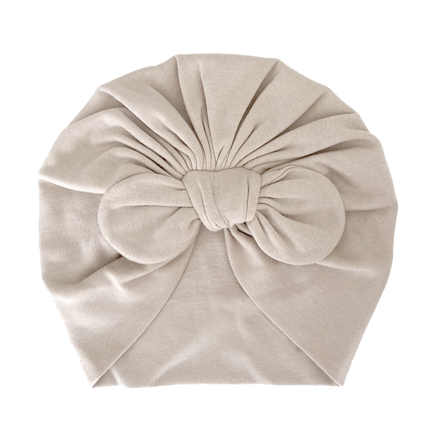 ORGANIC COTTON TURBAN (4 SIZES) - Ivory