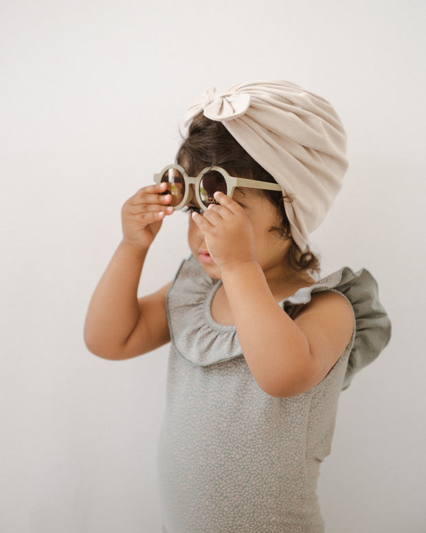 ORGANIC COTTON TURBAN (4 SIZES) - pearl
