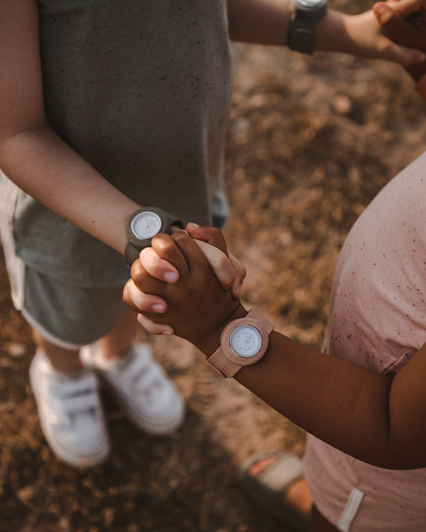 SILICONE WATCH SLAP BRACELET - Blush