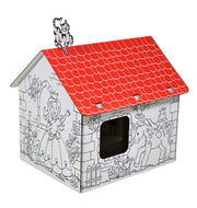 Annahouse Spielhaus aus Pappe Prinzessin, 99 X 85 X 88 cm