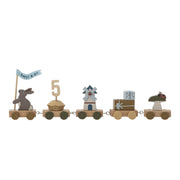 Bloomingville Mini Geburtstagszug Alfi aus Holz