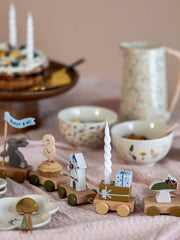 Bloomingville Mini Geburtstagszug Alfi aus Holz