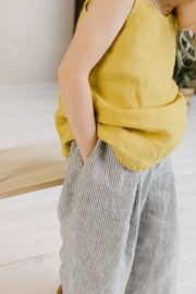 LINEN BASIC TOP AGNES