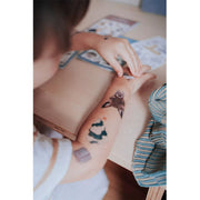 Nuukk - Bio Vegane Kinder Tattoos "Fuchs Und Eichhörnchen"
