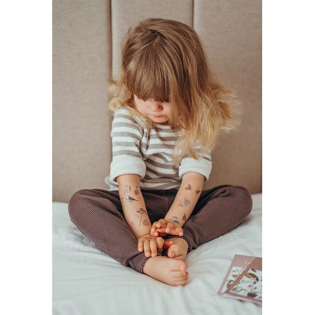 Nuukk - Bio Vegane Kinder Tattoos "Blumenstrauß"