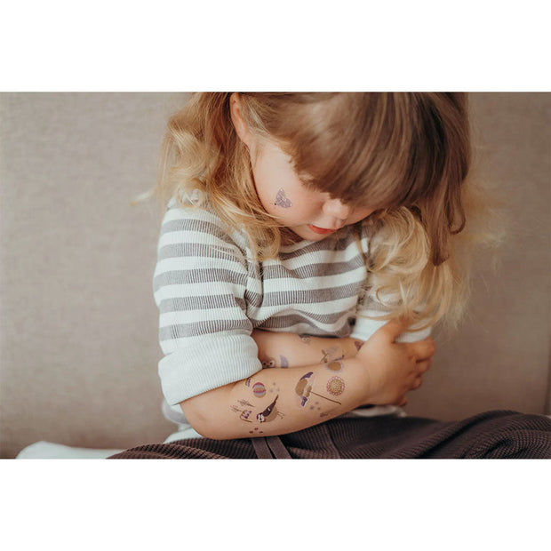 Nuukk - Bio Vegane Kinder Tattoos "Blumenstrauß"