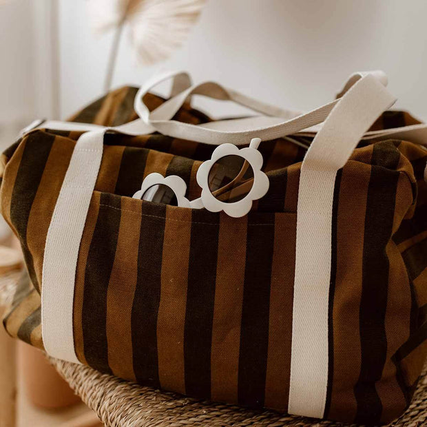 Rose in April - Wickeltasche / Reisetasche / Mom bag "Stripes Cumin"