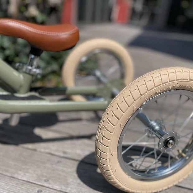 Trybike - 2-in-1 Dreirad & Laufrad "Steel Vintage Green"