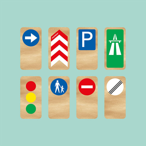 Waytoplay - Verkehrszeichen aus Holz
