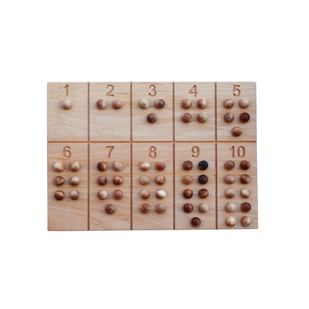 Wooden Story - Montessori Zahlenbrett / Zahlentafel
