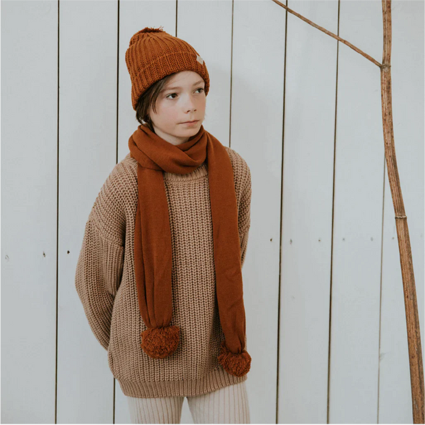 Yuki Kidswear - Strick-Schal "Rust" für Kinder